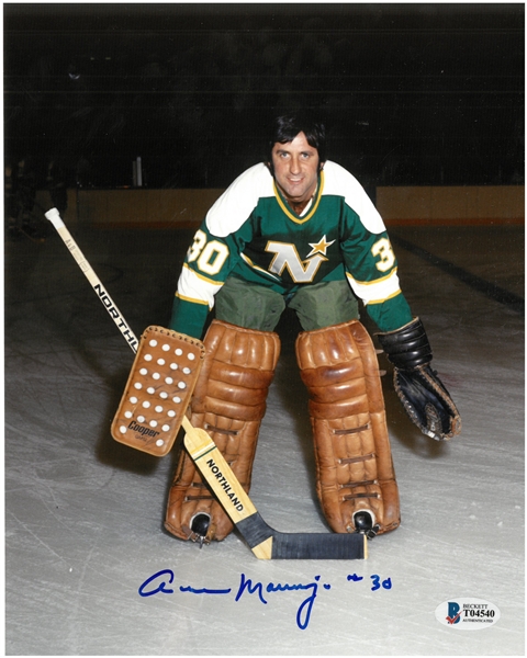 Cesare Maniago Autographed 8x10 Photo