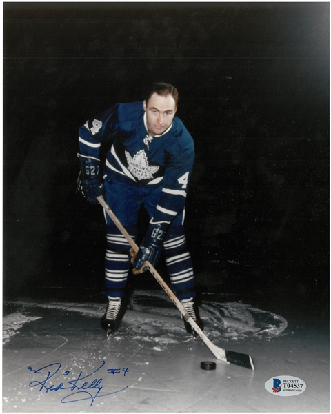 Red Kelly Autographed 8x10 Photo