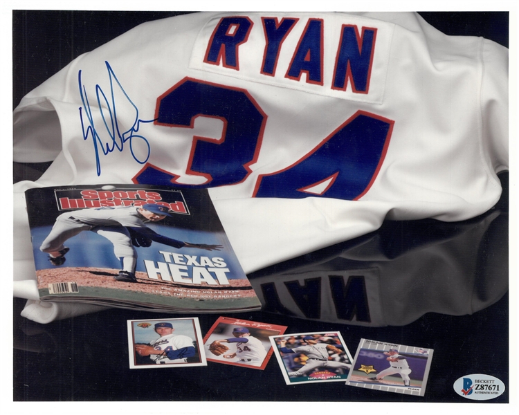 Nolan Ryan Autographed 8x10 Photo