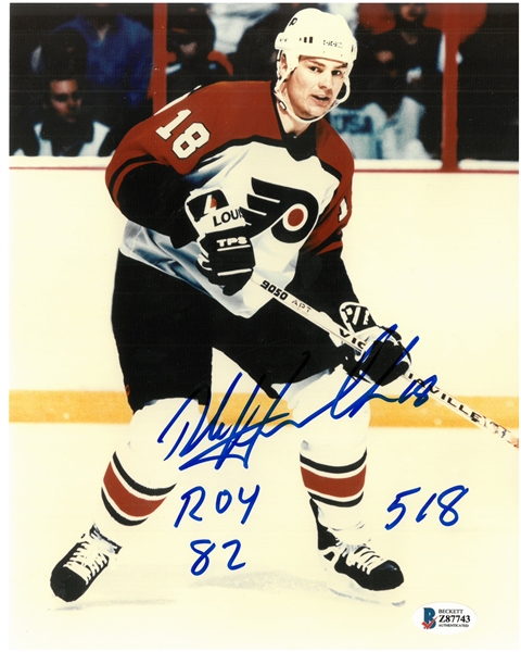 Dale Hawerchuk Autographed 8x10 Photo