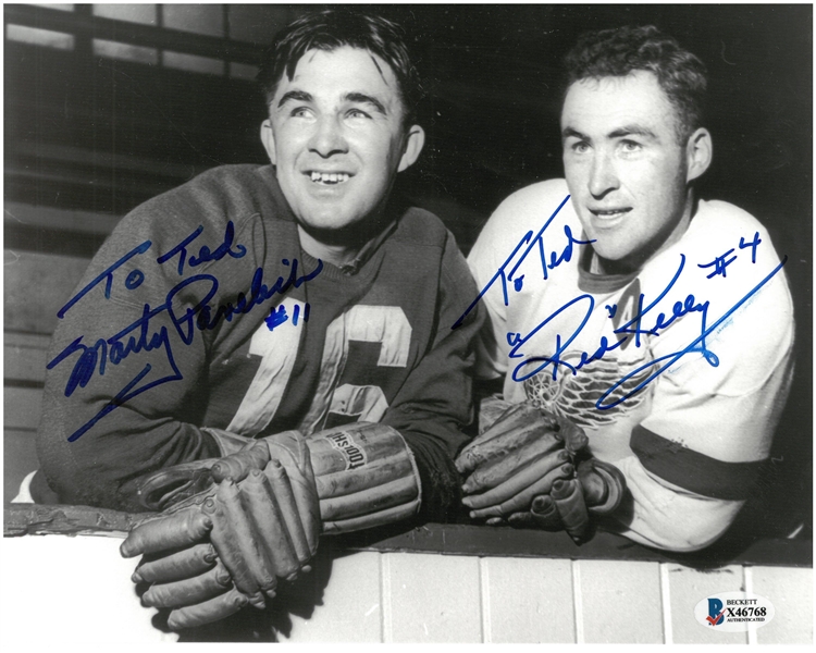 Pavelich & Kelly 8x10 Personalized to Ted Lindsay