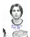 Greg Joly Autographed 8x10 w/ Olympia Stadium Final Goal