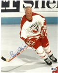 Gordie Howe Autographed 8x10 Photo - Old Timers Game