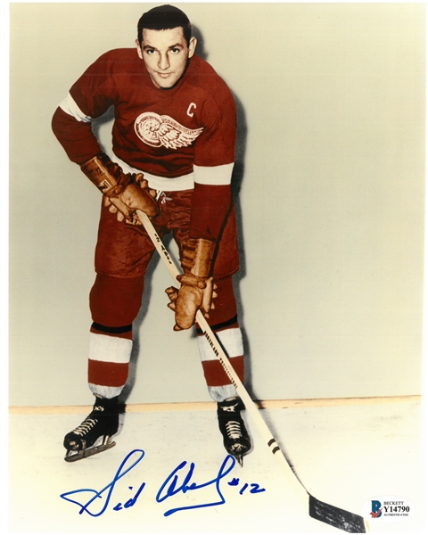 Sid Abel Autographed 8x10 Photo