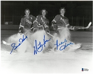 Howe Family Autographed 8x10 Aeros Photo
