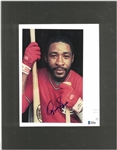 Ozzie Smith Autographed Matted Photo