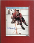 Henri Richard Autographed Matted Photo