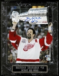 Brendan Shanahan Autographed 8x10 Photo Plaque