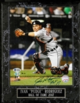 Ivan Rodriguez Autographed 8x10 Photo Plaque