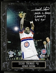 Isiah Thomas Autographed 8x10 Photo Plaque