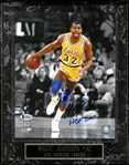 Magic Johnson Autographed 8x10 Photo Plaque