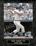Kirk Gibson Autographed 8x10 Photo Plaque