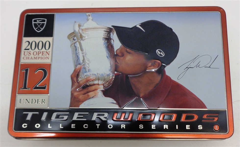 Tiger Woods 2000 US Open Champion Golf Ball Set