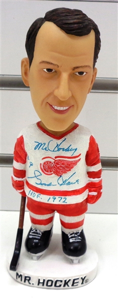 Gordie Howe Autographed Bobblehead