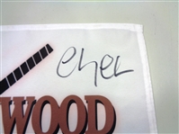 Chevy Chase Signed Caddyshack Bushwood Golf Flag