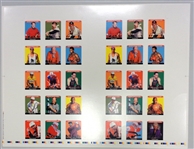 2001 Sport Kings Gum Uncut Sheet