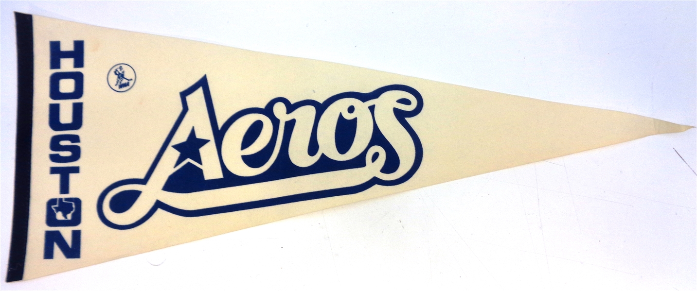 Houston Aeros Vintage Pennant