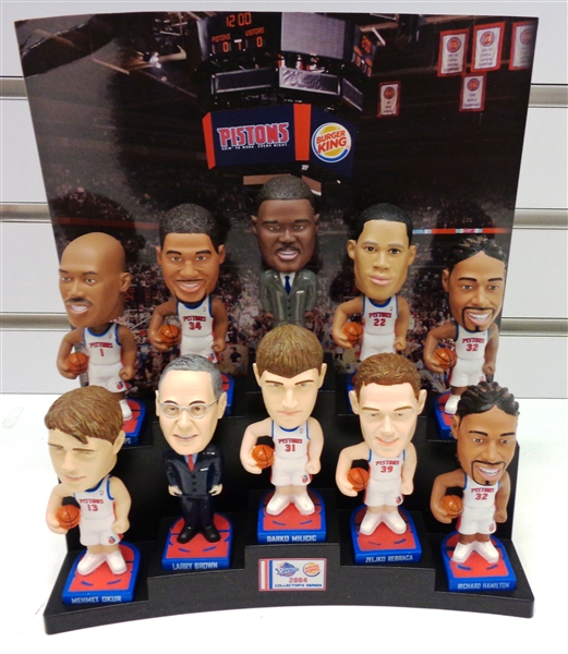 Detroit Pistons Mini Bobblehead Lot