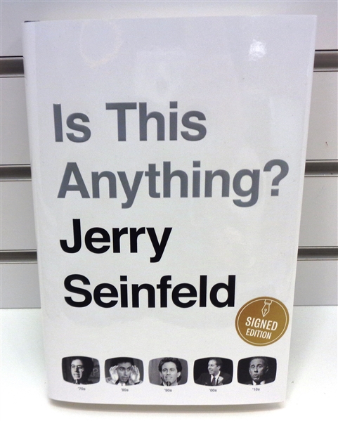Jerry Seinfeld Autographed "Is This Anything?" Book