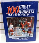 Guy Lafleur Autographed 100 Great Moments in Hockey Book