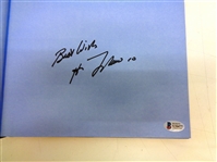 Guy Lafleur Autographed 100 Great Moments in Hockey Book
