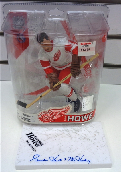 Gordie Howe Autographed McFarlane Figure