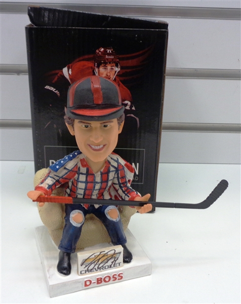 Dylan Larkin Autographed SGA D-Boss Bobblehead
