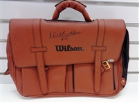 Dick Butkus Autographed Wilson Bag
