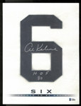 Al Kaline Autographed #6 Book w/ HOF