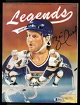 Brett Hull Autographed Legends Magazine
