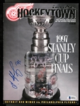 Sergei Fedorov Autographed 1997 Cup Program