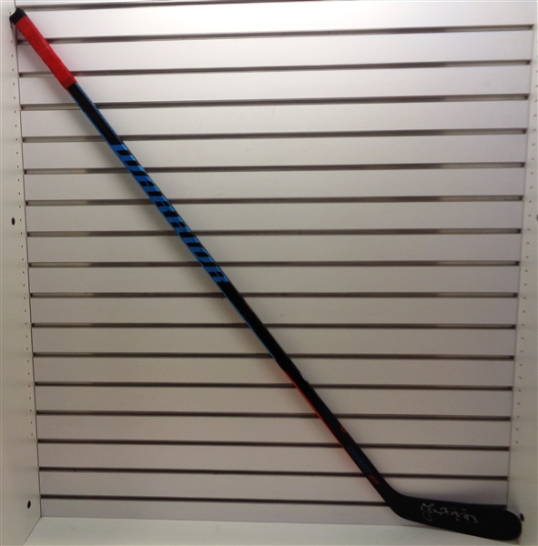 Johan Franzen Autographed Game Used Stick