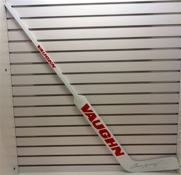 Chris Osgood Autographed Stick