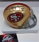 Jimmie Johnson Autographed 49ers Mini Helmet