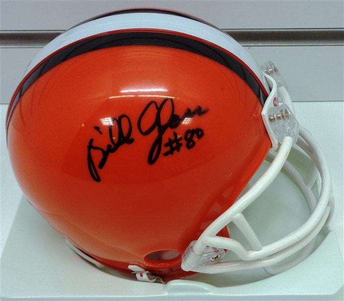 Bill Glass Autographed Browns Mini Helmet