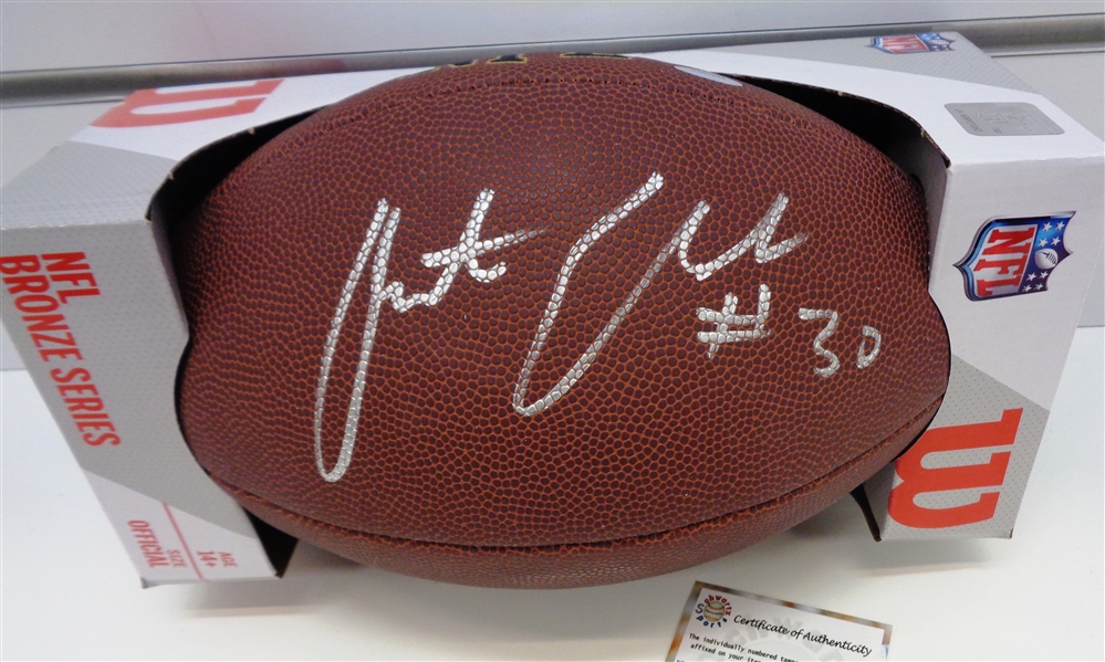 Austin Ekeler Autographed Football