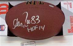 Andre Reed Autographed Football w/ HOF