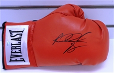 Riddick Bowe Signed Everlast Red Boxing Glove