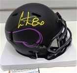 Cris Carter Autographed Vikings Mini Helmet
