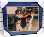 Pete Rose & Bud Harrelson Autographed Framed 16x20