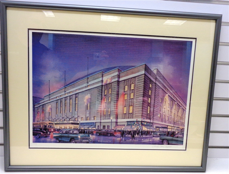 Maple Leaf Gardens Framed Lithograph