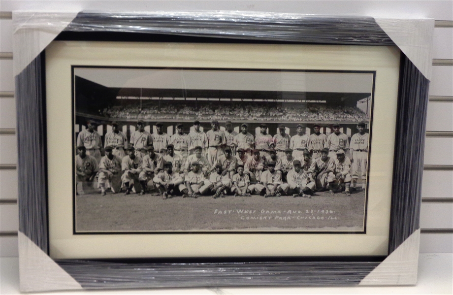 1936 Negro League East-West Game 21x30 Overall Framed Photo