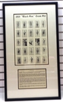 20x35 Framed 1919 Chicago Black Sox Framed Piece