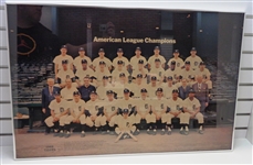 Detroit Tigers 1968 American League Champions Framed Poster