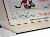 Steve Yzerman Autographed Framed 25x30 Litho
