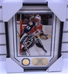 Patrick Roy Framed 8x10 Photo w/ Coin