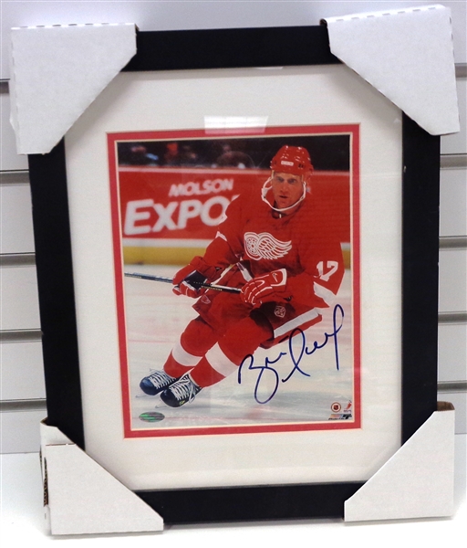 Brett Hull Autographed Framed 8x10 Photo