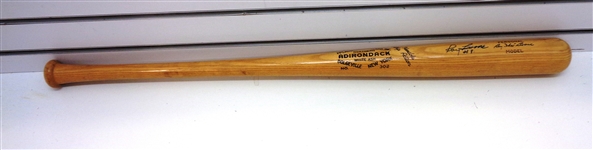Ray Boone Autographed Bat