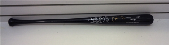 Travis Fryman Autographed Bat