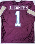 Anthony Carter Autographed Michigan Panthers Jersey